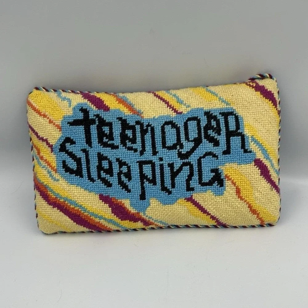 Embroidered Needlepoint Door hanging sign